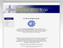 Tablet Screenshot of bouchersgoodbooks.com